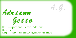 adrienn getto business card